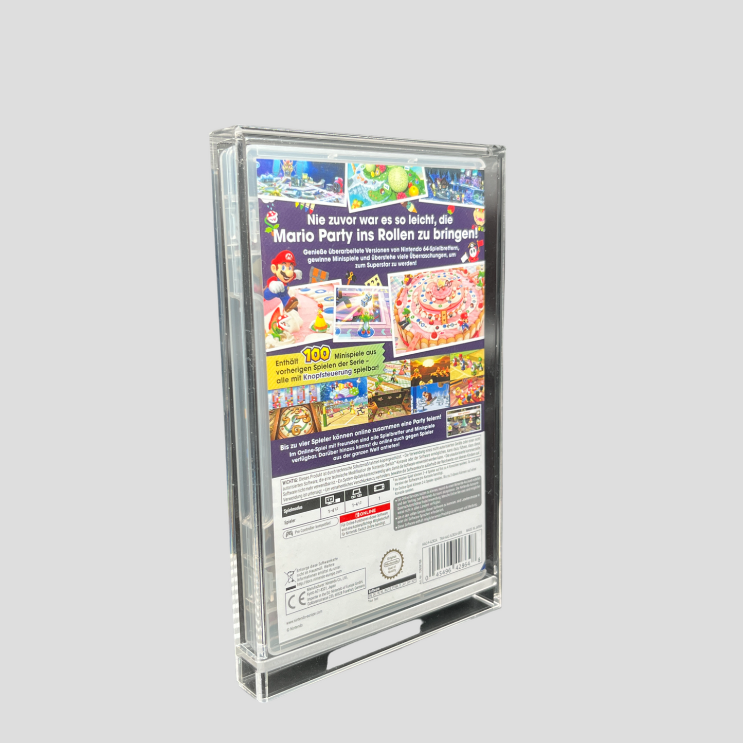 Premium Acryl Case für Nintendo Switch Spiele (OVP) – Schiebeverschluss & UV-Schutz