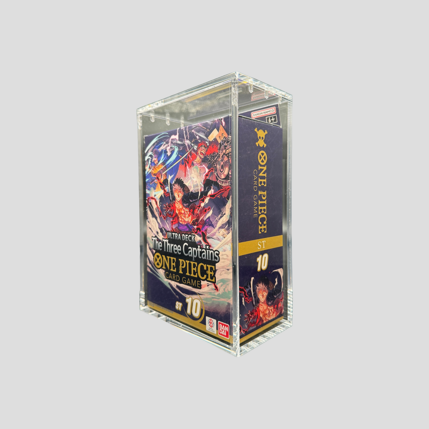 Premium Acryl Case für One Piece Ultra Starter Deck ST-10 / ST-13 Three Captains / Brothers – Magnetverschluss & UV-Schutz