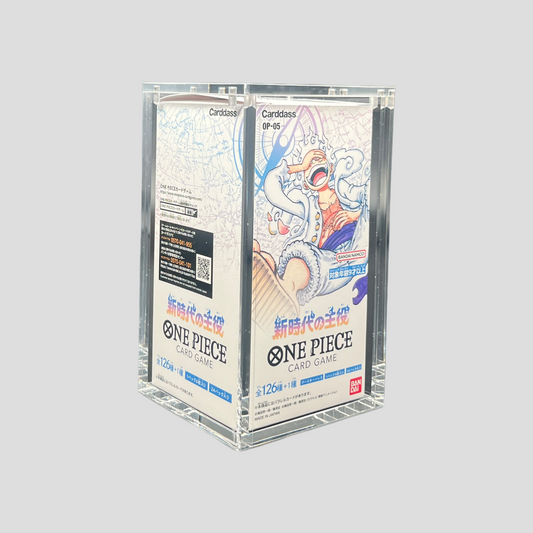Premium Acryl Case für One Piece Booster Display (Japan) OP-04 bis OP-11 / EB01 – Magnetverschluss & UV-Schutz