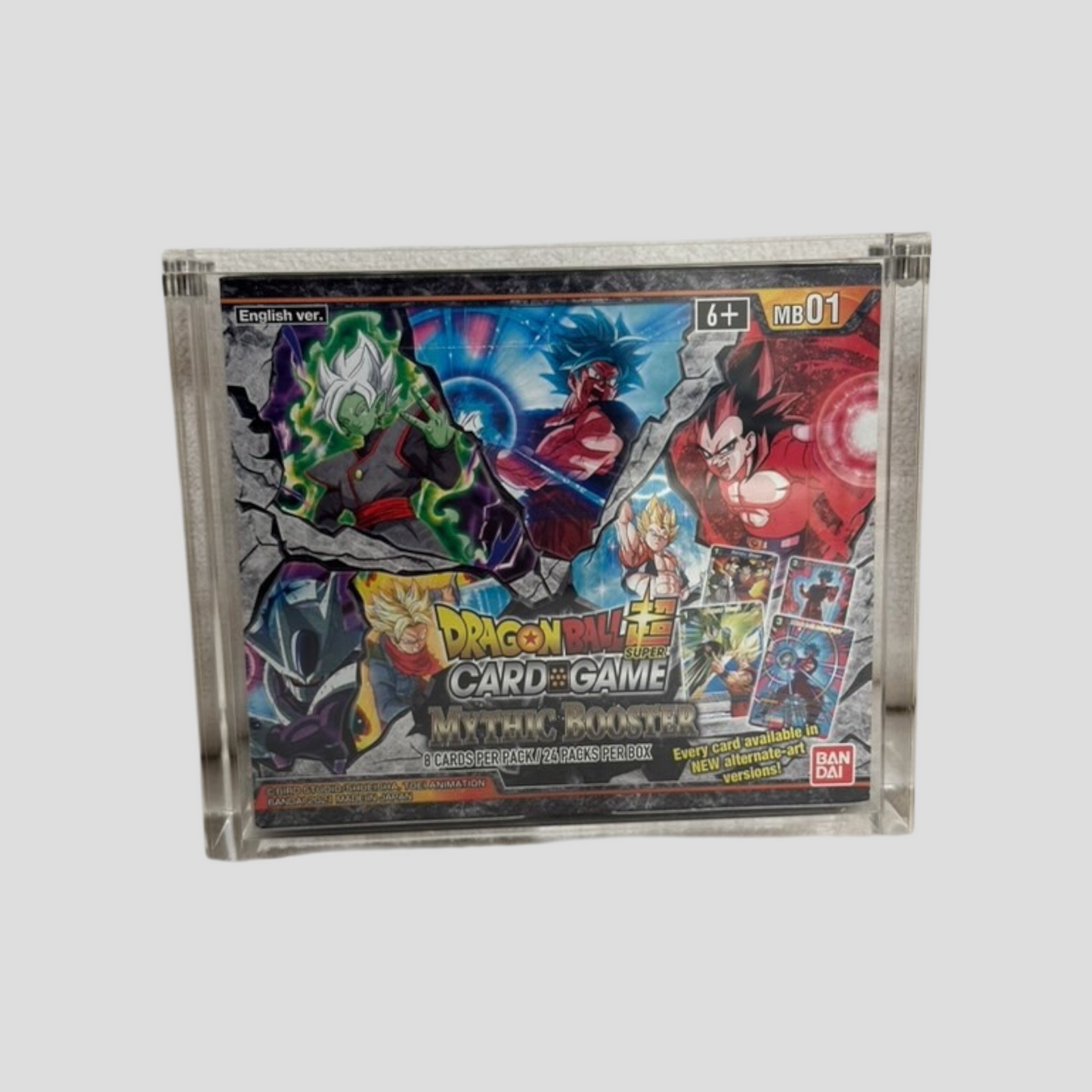 Premium Acryl Case für Dragon Ball Super Mythic Booster Display (MB-01) – Magnetverschluss & UV-Schutz