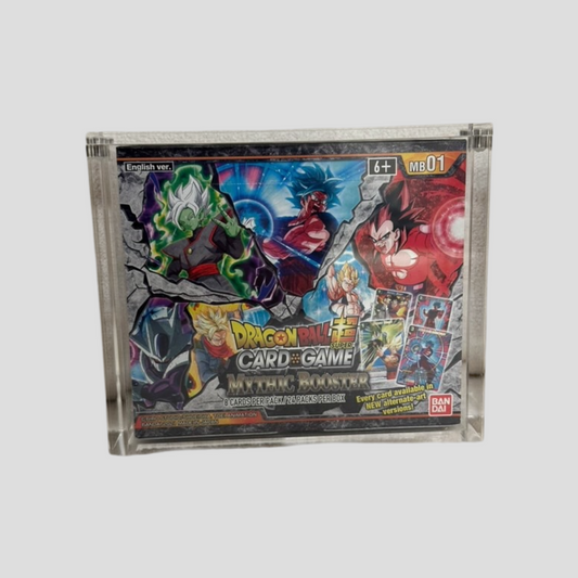 Premium Acryl Case für Dragon Ball Super Mythic Booster Display (MB-01) – Magnetverschluss & UV-Schutz