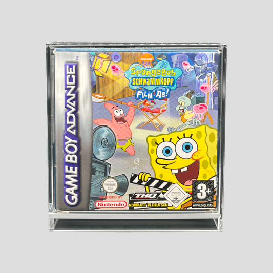 Premium Acryl Case für Game Boy Color / Advance Spiele (OVP) – Schiebeverschluss & transparent