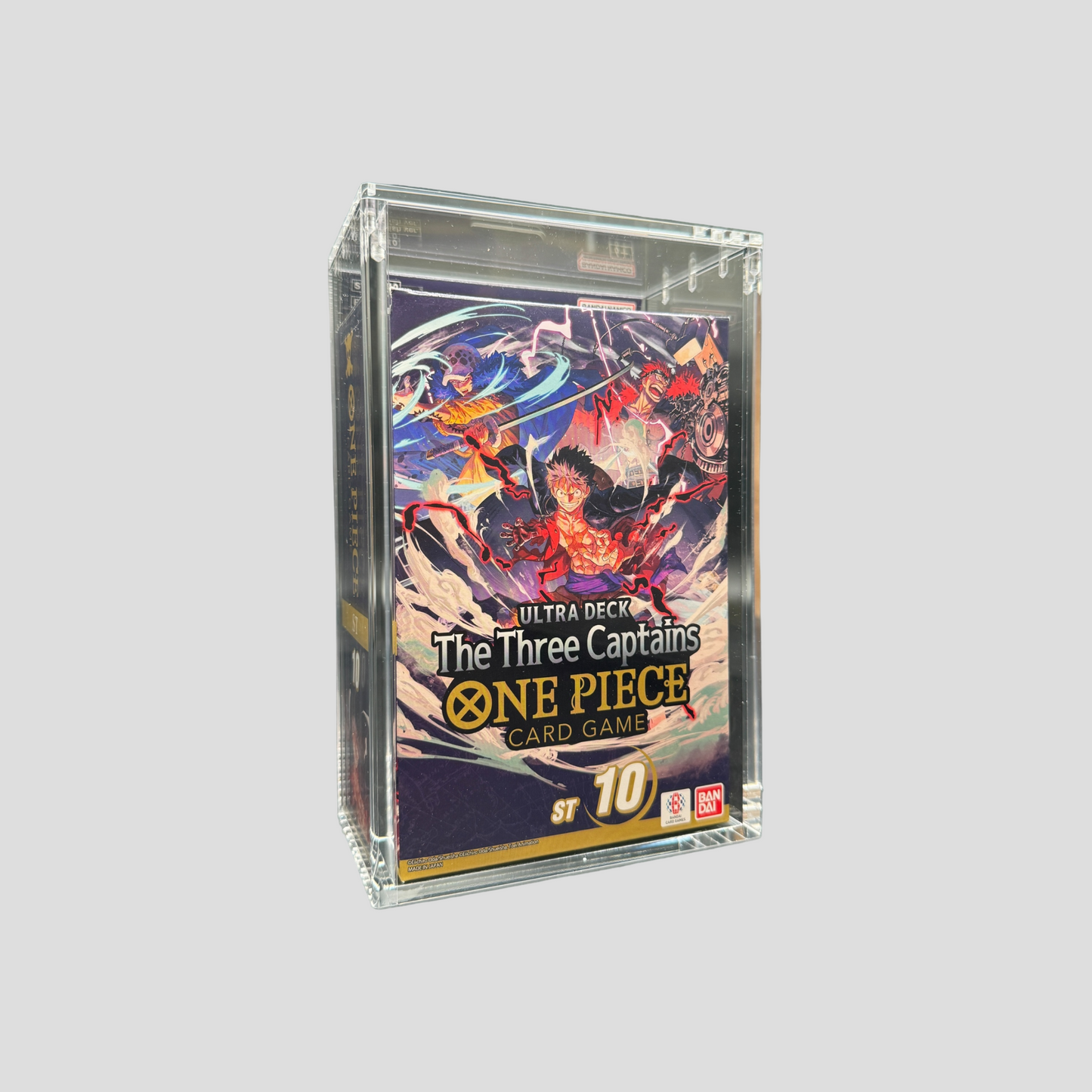 Premium Acryl Case für One Piece Ultra Starter Deck ST-10 / ST-13 Three Captains / Brothers – Magnetverschluss & UV-Schutz