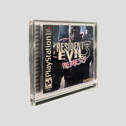 Premium Acryl Case für PlayStation 1 Spiel (NTSC-U/C) – Schiebeverschluss & UV-Schutz