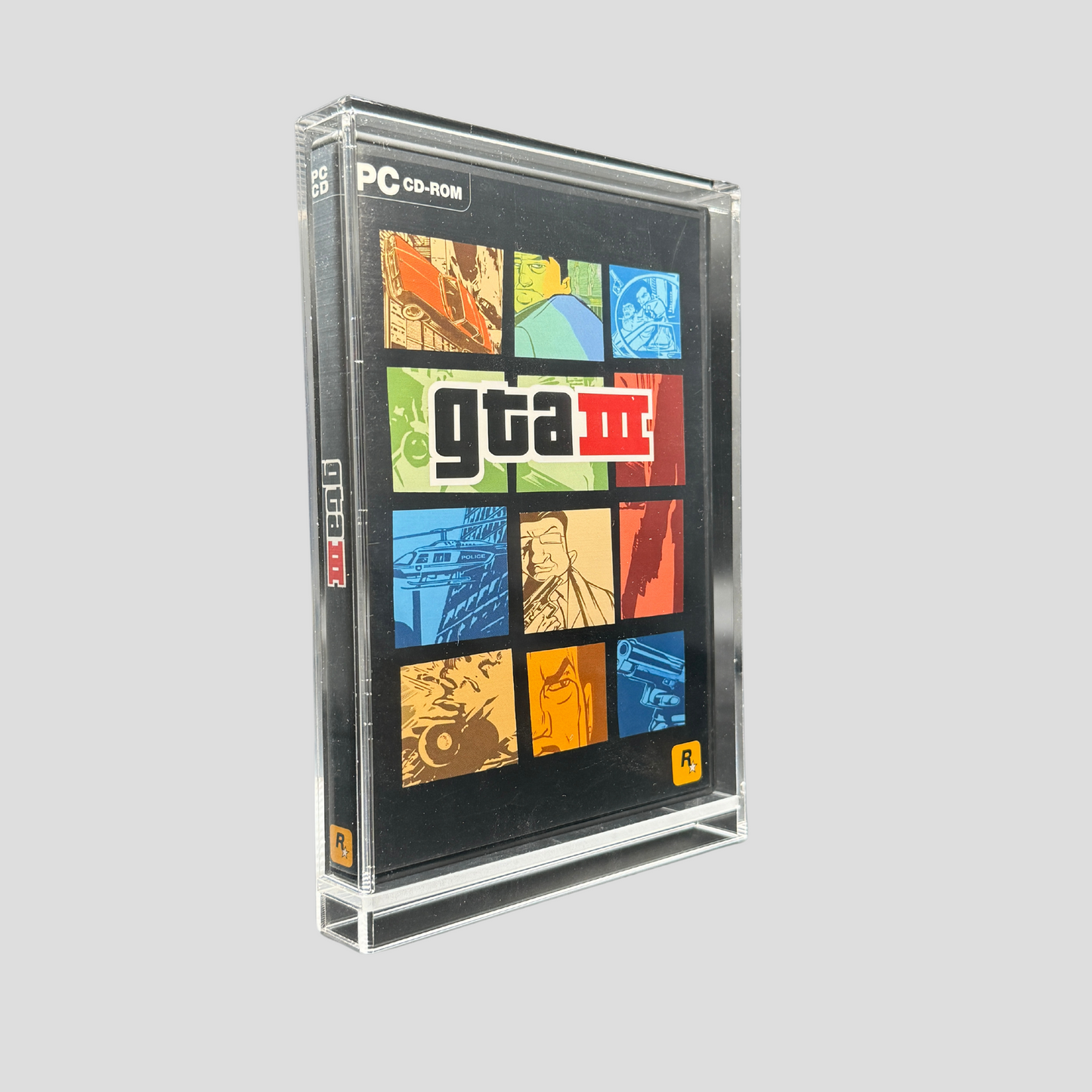 Acryl Case für PC-Spiele in OVP - Schiebeverschluss UV-Schutz